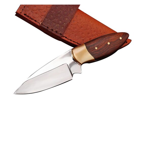 J2 Stainless Steel Handmade Knife with Rosewood and Brass Handle Kitchen Knife - Picture 4 of 7